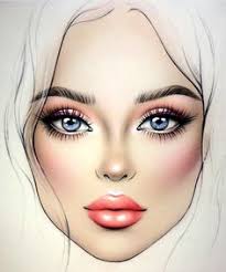 597 Best Facechart Art Images In 2019 Makeup