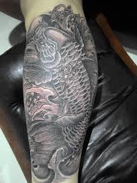 Dark shades can likewise be delivered by blending little measures of black ink with white ink, which creates a thicker yet brighter. Exotic Tattoo Koi Black N Grey Facebook