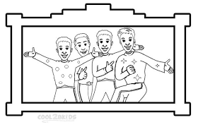 The wiggles characters are a group of characters who perform with the wiggles, the australian children's music group. Printable Wiggles Coloring Pages For Kids