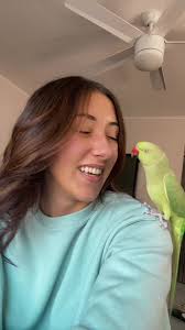 Funny Parrot Tango Trying to Say His Name