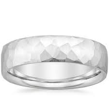 18k White Gold 6mm Everest Wedding Ring Platinum Wedding Rings Mens Wedding Bands Platinum Mens Wedding Bands Unique