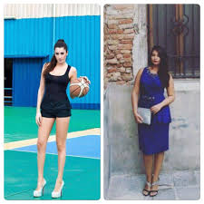 Modella e giocatrice di basket; Facebook