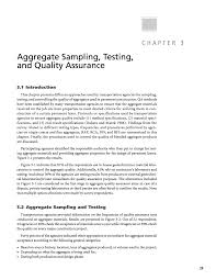 Chapter 3 Aggregate Sampling Testing And Quality
