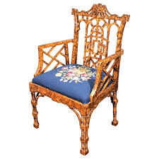 Georgian furniture colonial furniture antique furniture traditional furniture fine furniture furniture styles harewood house chippendale chairs love chair. Antique Chinese Chippendale Or Boho Styled Faux Bamboo Accent Or Side Chair For Sale At 1stdibs