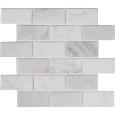 Check spelling or type a new query. Msi Arabescato Carrara 12 In X 12 In X 20mm Honed Marble Mesh Mounted Mosaic Tile 10 Sq Ft Case Ara 2x4hb The Home Depot