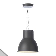 Ikea's galvanised steel pendant lamp from the kektar series. Ikea Hektar Pendant Lamp D 19 E26 Bulb Amazon Com