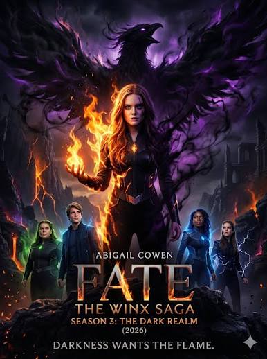 🎬 Fate: The Winx Saga 3: Realm of Shadows (2026) 👉 Abigail Cowen, Hannah van der Westhuysen, Precious Mustapha The Otherworld grows darker—and magic more dangerous than ever. This new chapter plunges