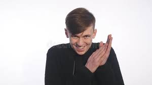 De nombreuses personnes voudraient apprendre à moins parler et à plus écouter. Homme D Affaires Frottant Ses Mains Clips Videos Video Du Tete Isolement 89179095