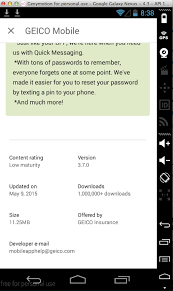 Type signnow.com in your phone's browser and log in to your account. Geico Android App Vulnerability