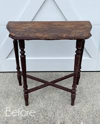 Kim over at savvy southern style took her coffee table, painted it, glazed it and then distressed it into utter gorgeousness. Grandma S Antique Side Table Makeover Confessions Of A Serial Do It Yourselfer