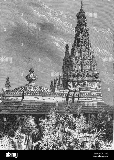 India bombay temple Black and White Stock Photos & Images - Alamy