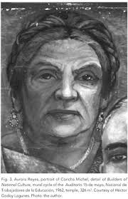 FRIDA KAHLO AND AURORA REYES: PAINTING TO THE VOICE OF CONCHA MICHEL.