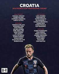 Croatia 2018 World Cup Provision Squad Fifaworldcup Worldcup Cup Russia Fifa2018 World Cup World Cup 201 Soccer Inspiration Soccer World Fifa World Cup