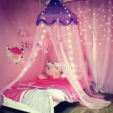 Maybe you would like to learn more about one of these? Star Lace Bed Canopy Round Dome Double Ruffles Mosquito Net For King Queen Full Twin Size Lights Not Included Wish In 2021 Canopy Bed Curtains Lace Bedding Bed Canopy