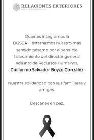 Felicitaciones al instituto nacional de ciencias médicas y nutrición salvador zubirán por su merecida selección como. Marcelo Ebrard C On Twitter Lamento Profundamente El Fallecimiento De Guillermo Companero Y Amigo Desde Hace Decadas Descanse En Paz Abrazo Solidario A Su Esposa Hijos Familia Y Amigos Https T Co Hv5ssog33b