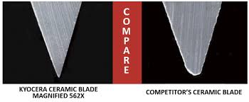 Obtaining alloyed powders of zirconium oxide a ceramic knife, due to the fragility of the cutting edge, requires quite large sharpening angles. Kyocera Frequently Asked Questions