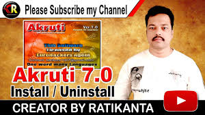 How To Install Akruti Software In Window 7 In Hindi How To Type Odia How To Download Akruti 7 0 Youtube