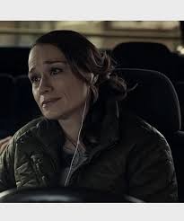 Lianne Marie Dobbs The Equalizer 2021 Leslie Aldridge Green Quilted Jacket