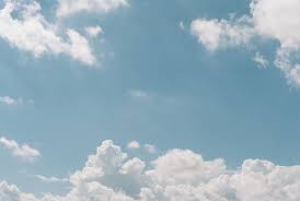 Portra S Blue Sky Clouds Laptop Wallpaper
