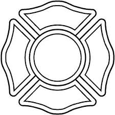 Black And White Fire Station Firefighter Maltese Cross Stencil Google Search Firefighter Crafts Firefighter Firefighter Decor