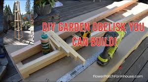 Maybe you would like to learn more about one of these? How To Build A Garden Obelisk Works Great For Tomatoes Too Youtube