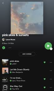 Pink Skies Sunsets On Spotify Indie Music Playlist Good Vibe Songs Vibe Song