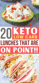 Best Low Carb Lunch Ideas For Your Keto Diet Easy Low Carb Lunches Healthy Lunch Lunch Recipes