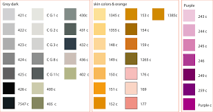 Color Chart Custom Lapel Pins No Minimum Www Gs Jj Com