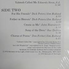 NOS 1976 Servants of the Light "Songs of a Servant" LP Religious
