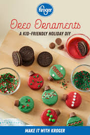 Visit www.krogerfeedback.com website to participate on kroger survey to win free credits. Oreo Ornaments Kroger Recipe Christmas Snacks Christmas Baking Christmas Sweets