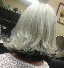 White Blonde Long Bob With Black Underlayerwith A Bright White Up Top And Add Some Black Underneath For A Stunni Hair Styles Silver Fox Hair Gorgeous Gray Hair
