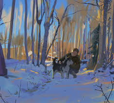 On The Crossroads Of Souls Dreamy Painting Of A Realistic Environment Concepts By Atey Ghailan Environmental Art Environment Concept Art