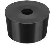 20 stücke Schwarzer Gummi Fuß, Anti-Vibration Isolator, Basisfußkissen, D12  x 10 x H7mm : Amazon.de: Baumarkt