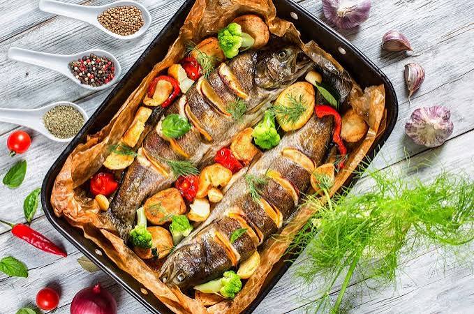 Baked Trout