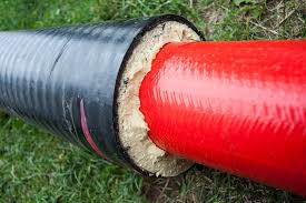 Polyethylene foam pipe covers in red and blue colour used for 15mm, 18mm, 22mm, 28mm and 35mm insulation to insulate pipe. Bayside Plumber Explains Whether You Need Pipe Insulation