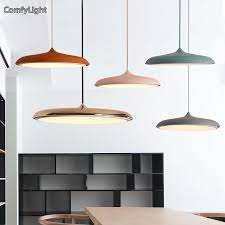 Nordic Hanging Lamp Gold Copper Color Pendant Light Lampshade Luminaire Led Bedroom Kitchen Island Shop Pendant Light Home Lighting Contemporary Pendant Lights