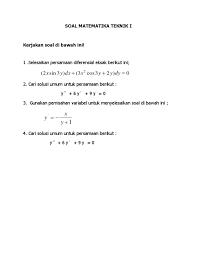 Contoh soal induksi matematika (lemah) perhatikan contoh soal induksi matematika berikut ini. Soal Matematika Teknik I