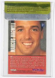 Marcus Alexander Bagwell Signed 1995 Cardz WCW Main Event Rookie #7 BAS COA  RC