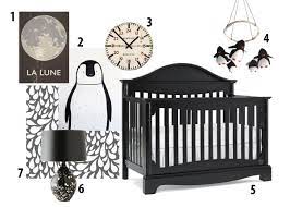 Black And White Mood Board Baby Deco White Nursery Penguin Nursery