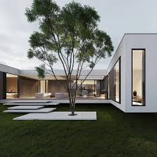 L Image Contient Peut Etre Arbre Ciel Et Plein Air Maison Architecte Moderne Maison Architecte Modele Maison Moderne