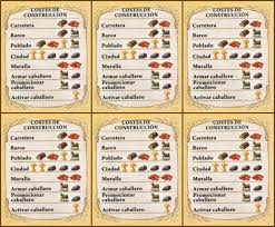 Cartas De Colonos De Catn Para Imprimir Colonos De Catan Juegos Caseros De Mesa Cartas