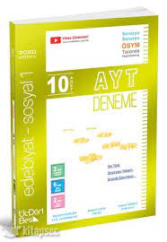 İçindeki yeni nesil ve klasik sorular yüksek kaliteyle hazırlanmış sorular. Ayt 10 Lu Edebiyat Sosyal 1 Denemesi Uc Dort Bes Yayinlari 9786058116276