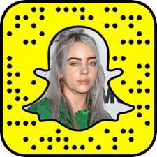 check out billie eilish s snapchat username