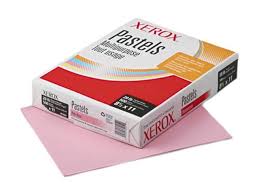 Xerox 3r11052 Multipurpose Pastel Colored Paper 20 Lb Letter Pink 500 Sheets Ream