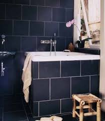 Navy blue and white bathroom tiles create a nautical and ocean feel. Navy Wall Tile Google Search Navy Bathroom Decor Blue Bathroom Tile Bathroom Inspiration Decor