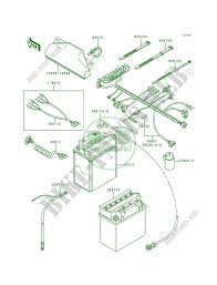 Kawasaki motorcycle manuals & wiring diagrams pdf. Chassis Electrical Equipment For Kawasaki Bayou 300 1994 Kawasaki Genuine Spare Parts Catalog Online