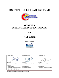 Hospital sultanah bahiyah contact phone number is : Report Cem Hospital Bahiyah 10 Oct 18 Hsb V1 Energy Management Climate
