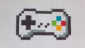 Voir plus d'idées sur le thème minecraft pixel art, cross stitch, pixel art templates. Tuto Comment Dessiner Une Manette De Jeux En Pixel Art Youtube
