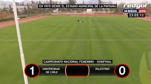 The initial goals odds is 2.75; Relato En Vivo Universidad De Chile Vs Palestino Semifinal Campeonato Femenino 2020 Youtube