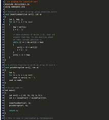 The strlen() will count the length of the string and store the value in the form of integer to the variable length. Insertion Sort In C Program Code Example